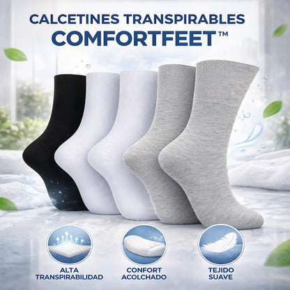 Compre 6 Llévate 12 – Calcetines Transpirables para Diabéticos ComfortFeet™